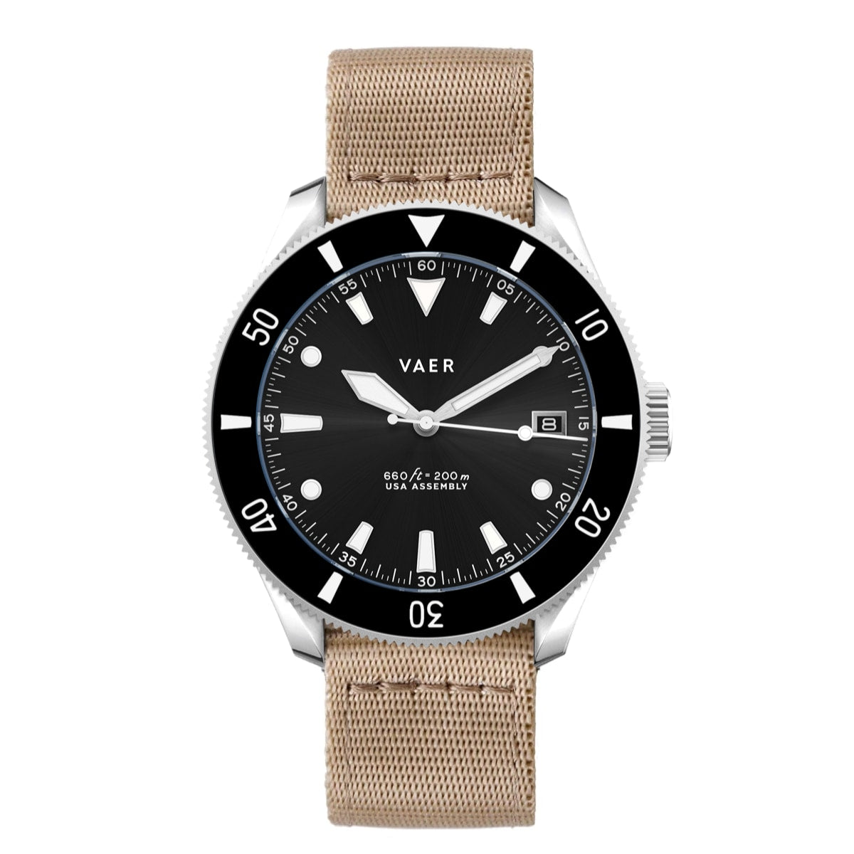 D4 Meridian Black Solar - 42mm USA