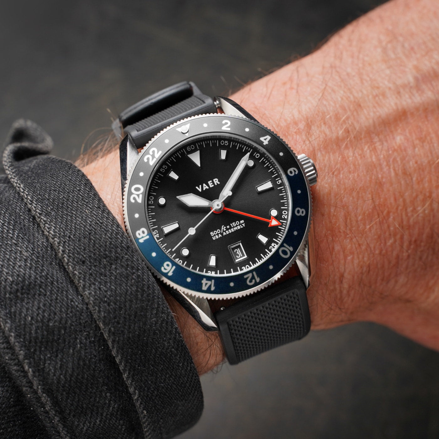 G2 Meridian Navy/Black GMT - 39mm USA