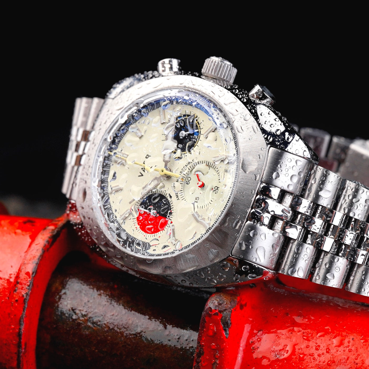 R1 Racing Chronograph Cream - 38mm USA