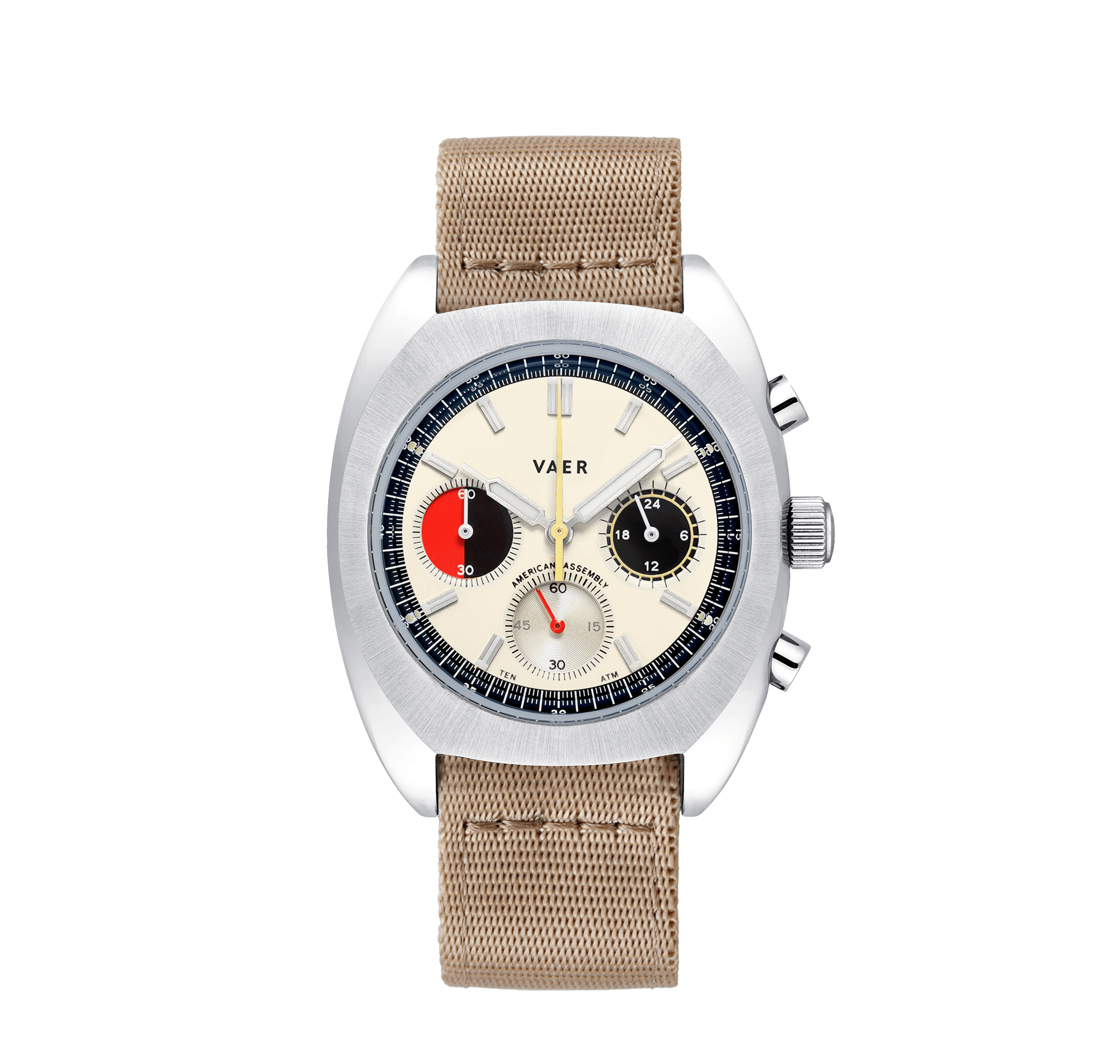 R1 Racing Chronograph Cream - 38mm USA