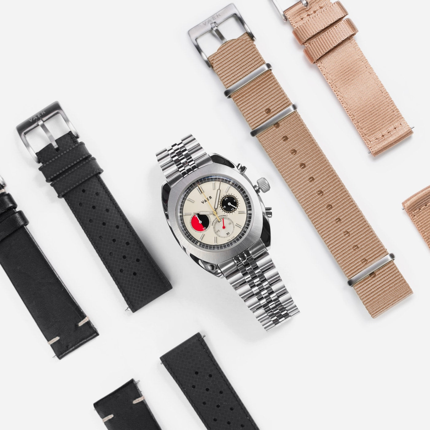 R1 Racing Chronograph Cream - 38mm USA