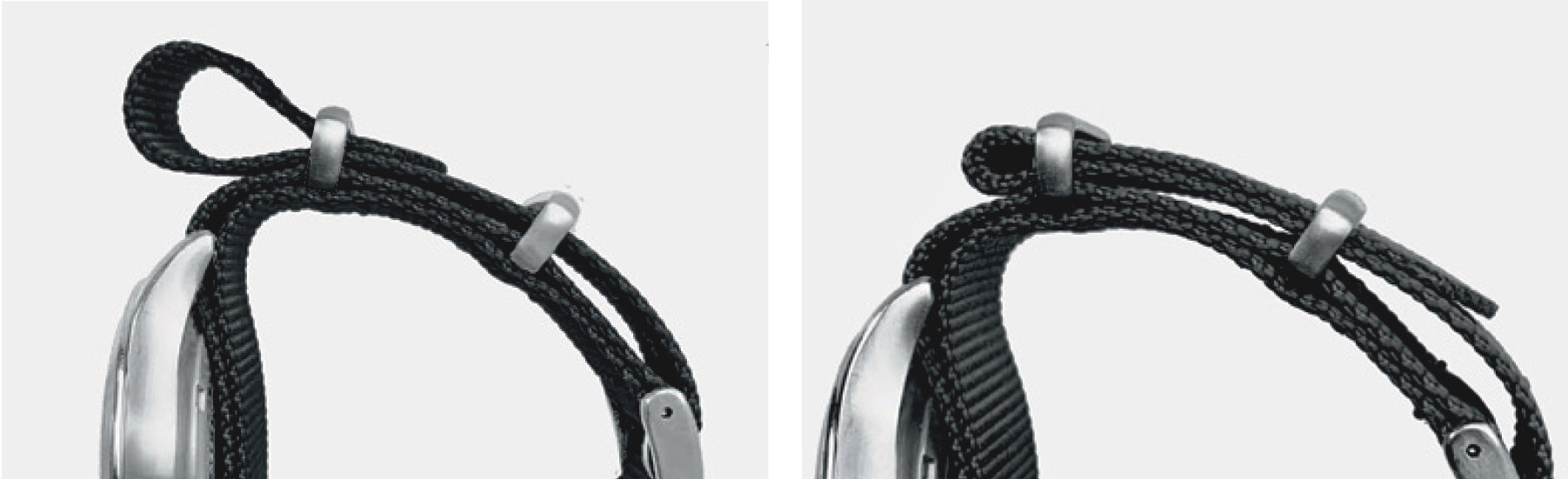Why is there an extra length on my single pass strap?