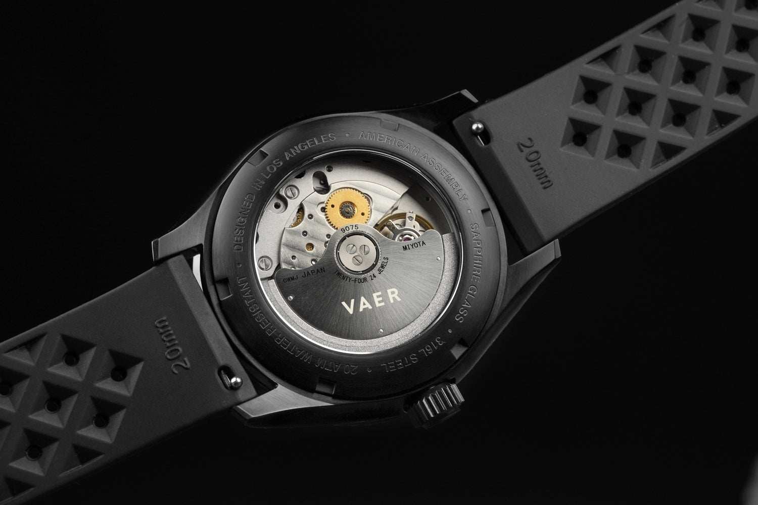 What is a caseback in a watch?