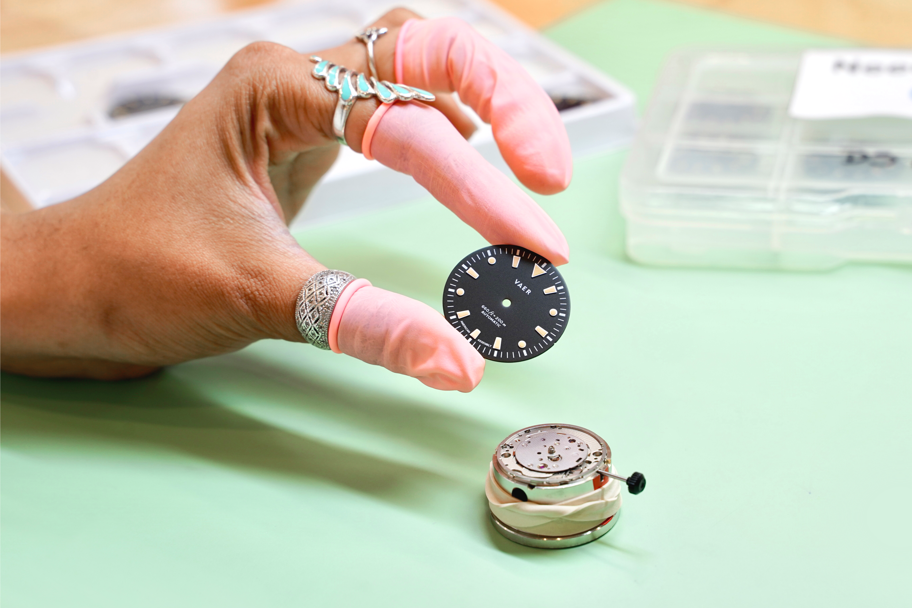 What exactly is involved in Vaer's USA watch assembly?