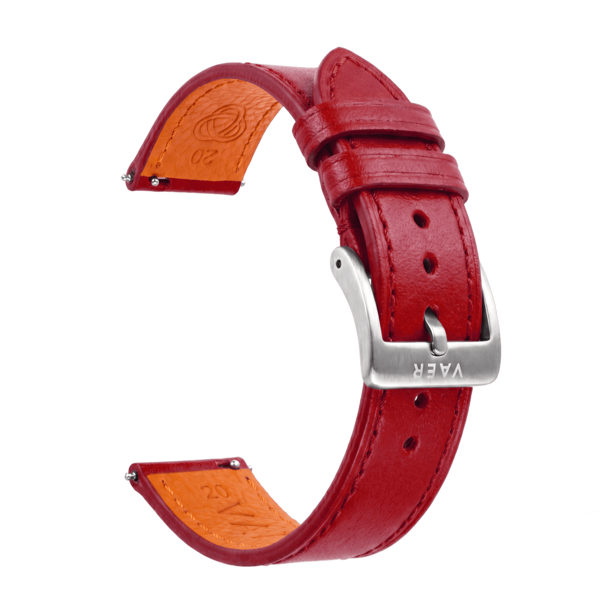 Dark Red Full Grain Leather Strap