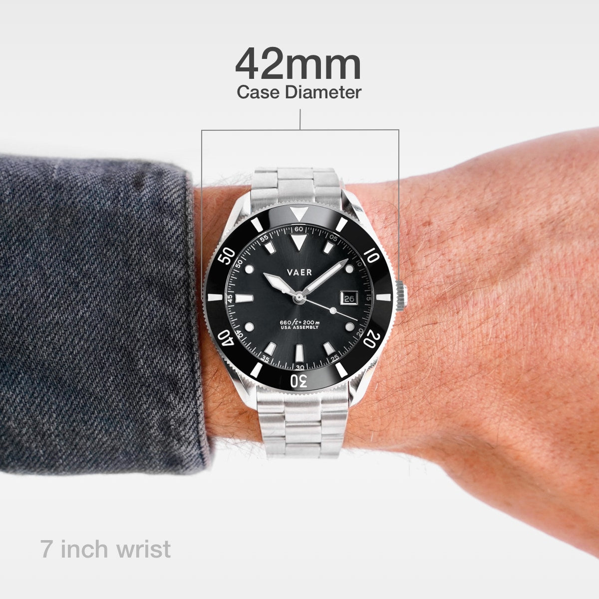 D4 Meridian Black Solar - 42mm USA