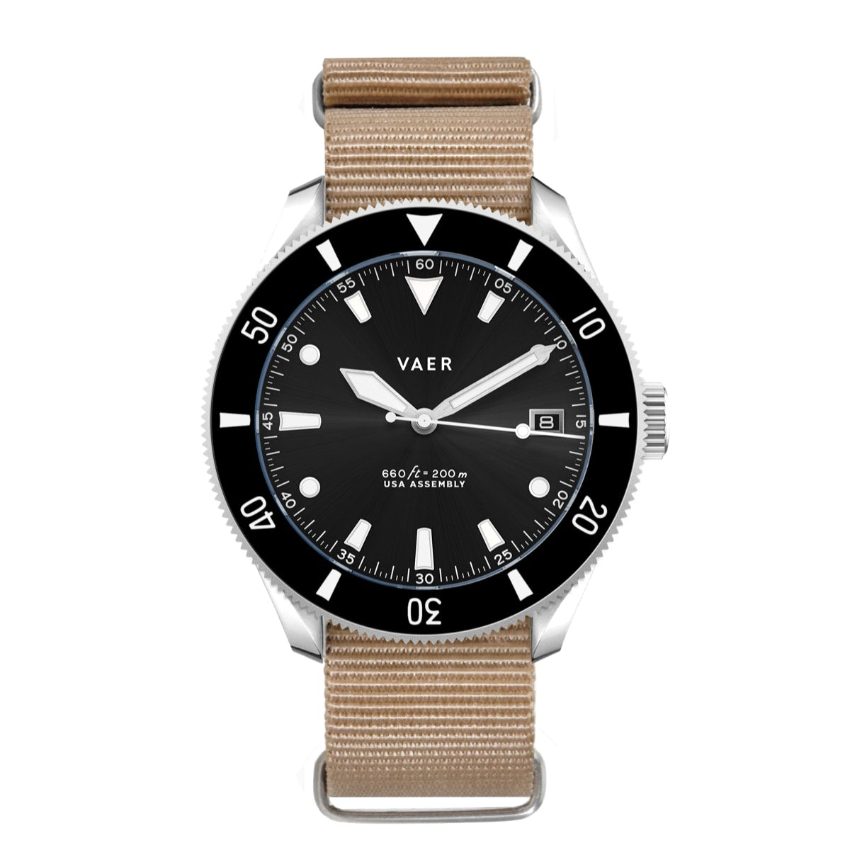 D4 Meridian Black Solar - 42mm USA