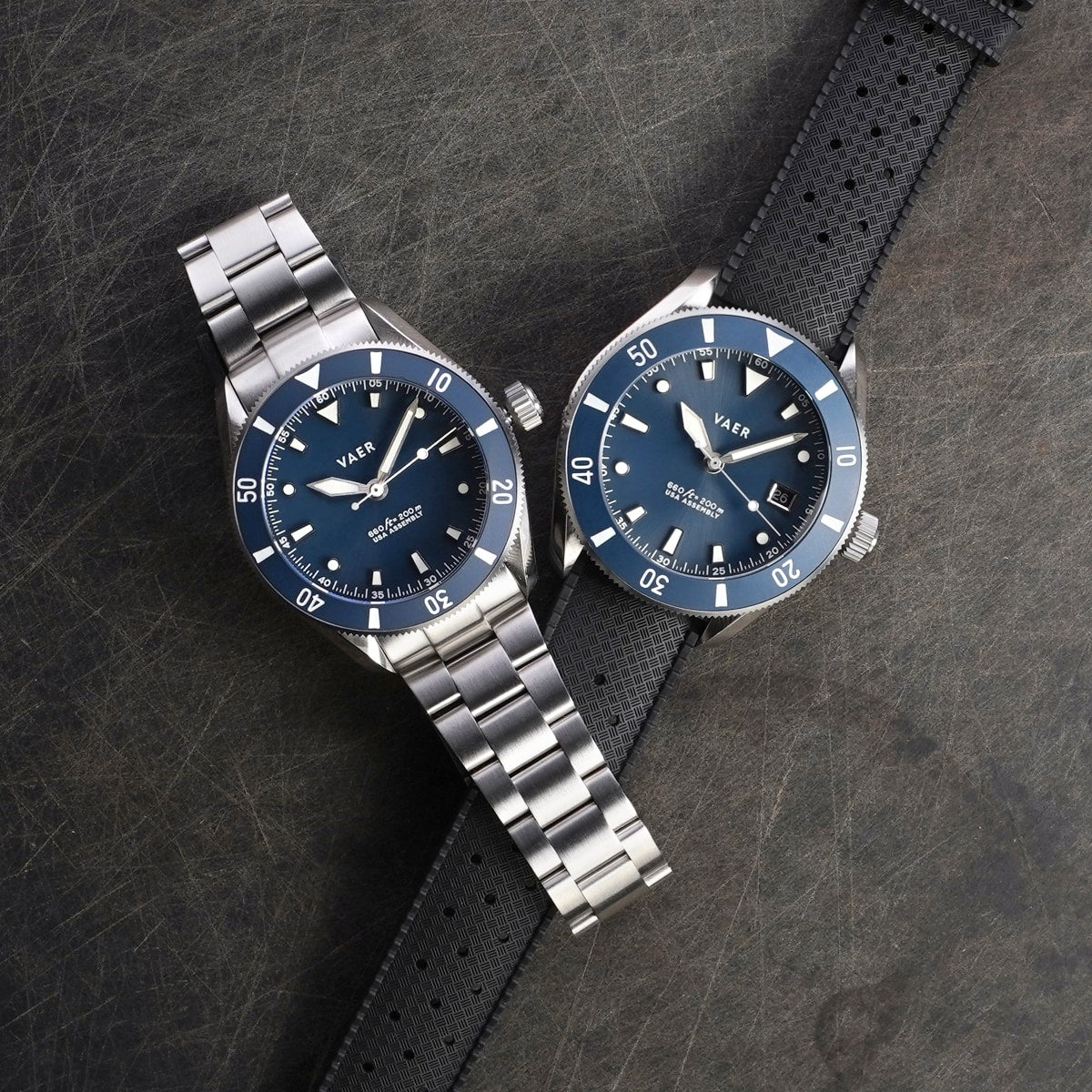 D4 Meridian Navy Matte Solar - 39mm USA