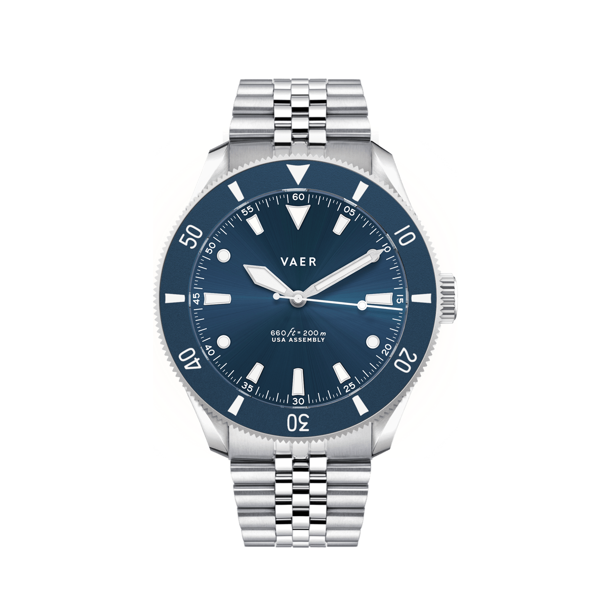 D4 Meridian Navy Matte Solar - 39mm USA