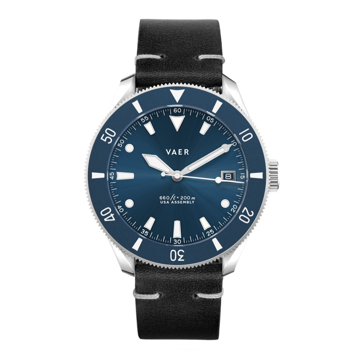 D4 Meridian Navy Matte Solar - 42mm USA