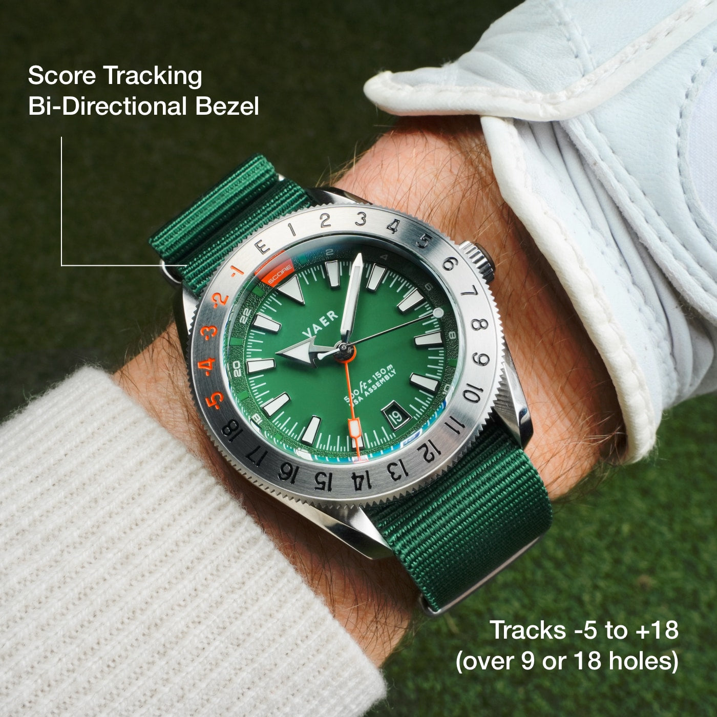 G2 Fairway GMT - 39mm USA Golf Watch