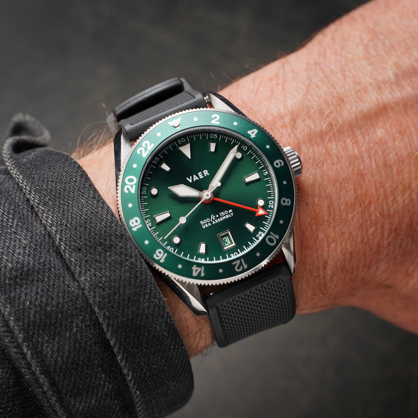 G2 Meridian Green GMT - 39mm USA