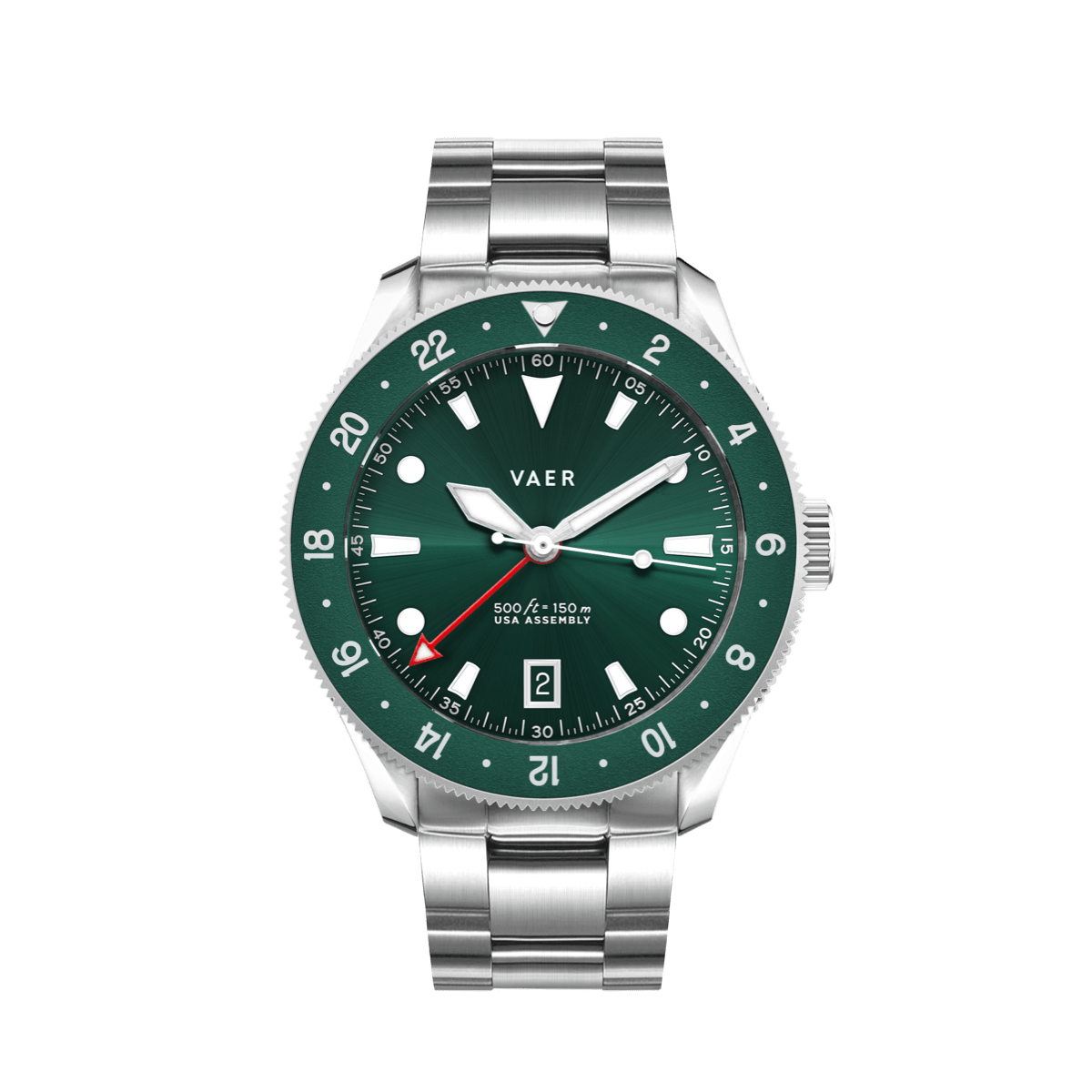 G2 Meridian Green GMT - 39mm USA