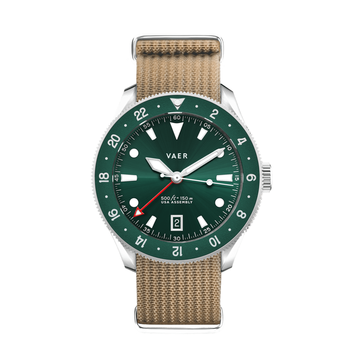G2 Meridian Green GMT - 39mm USA