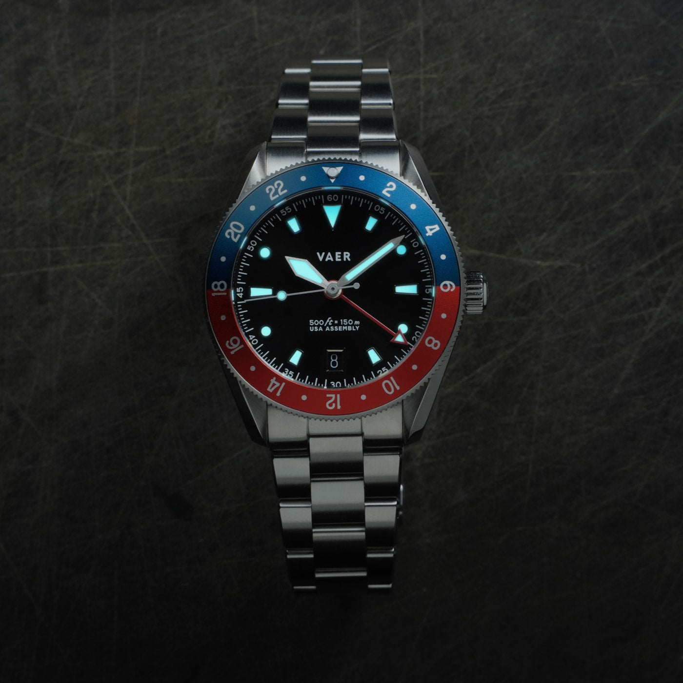 G2 Meridian Navy/Red GMT - 39mm USA