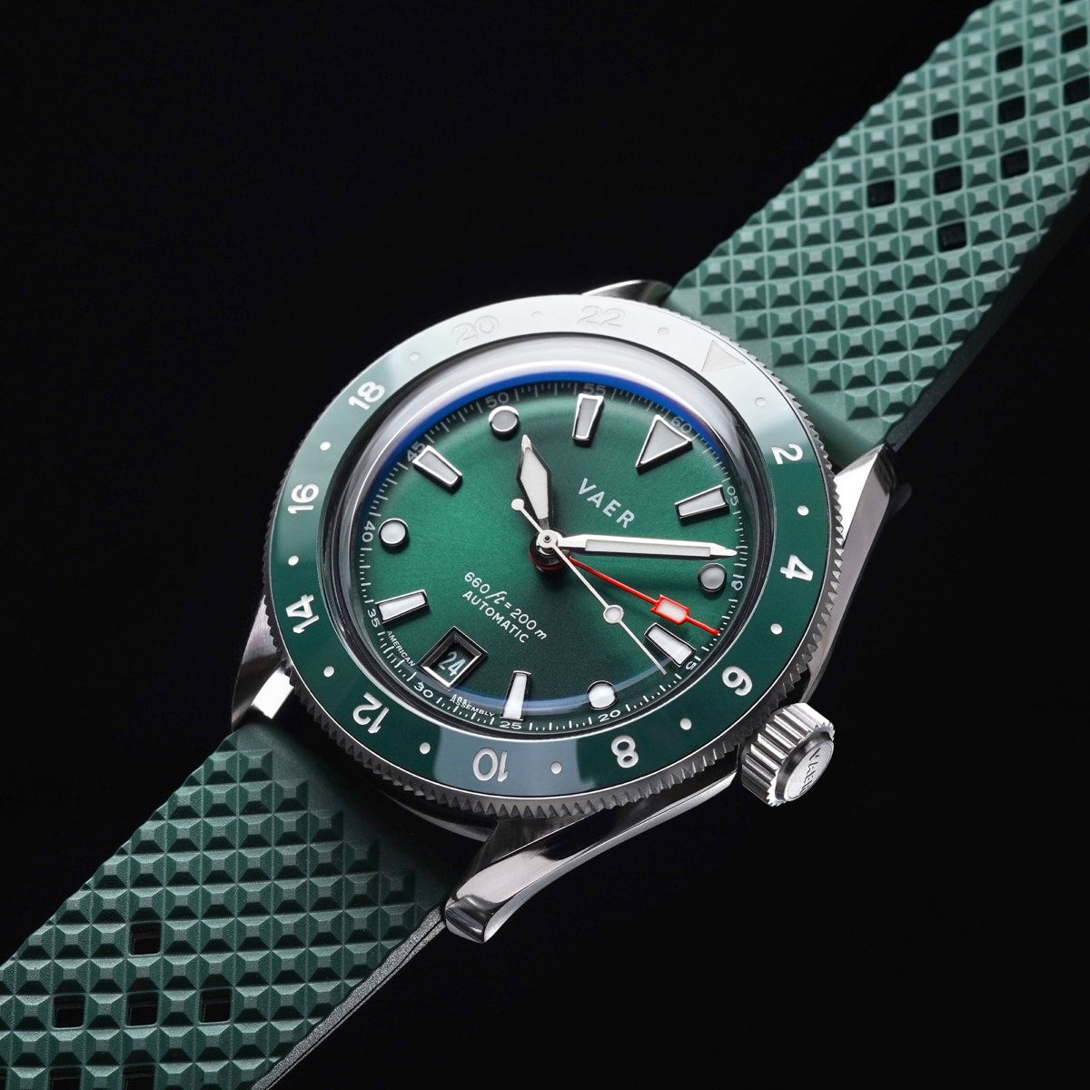 G5 Meridian Green GMT - 39mm USA