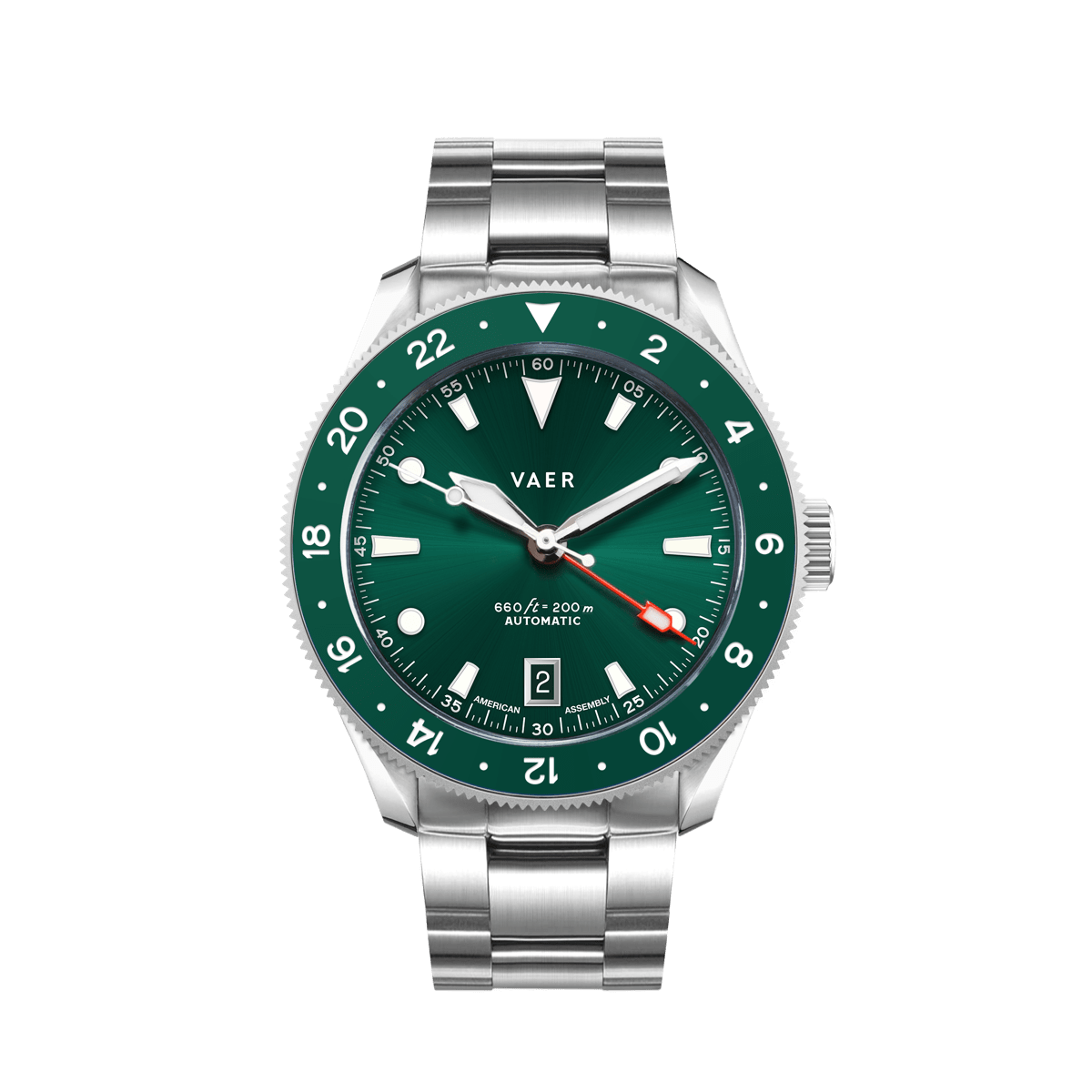 G5 Meridian Green GMT - 39mm USA