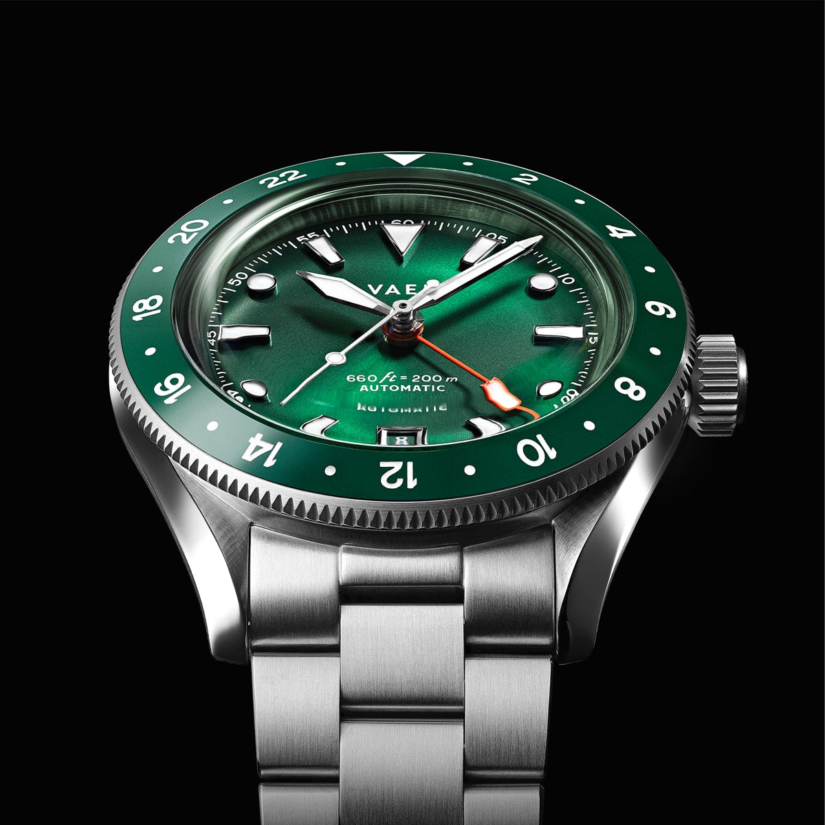 G5 Meridian Green GMT - 39mm USA