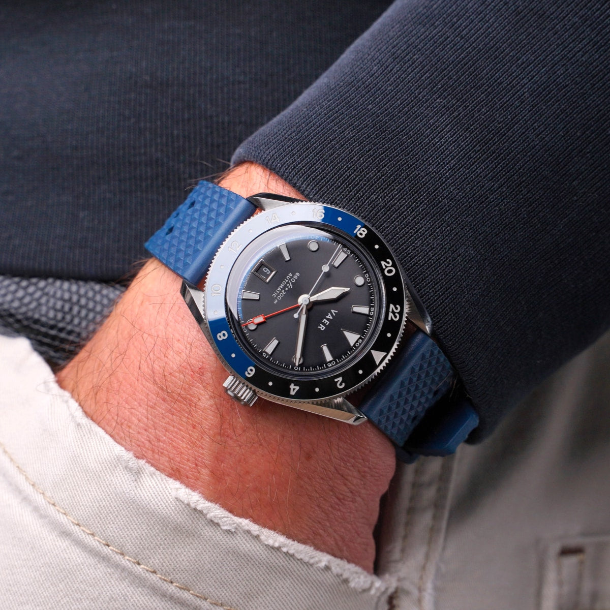 G5 Meridian Navy/Black GMT - 39mm USA