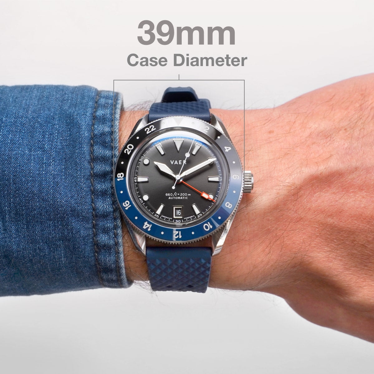 G5 Meridian Navy/Black GMT - 39mm USA