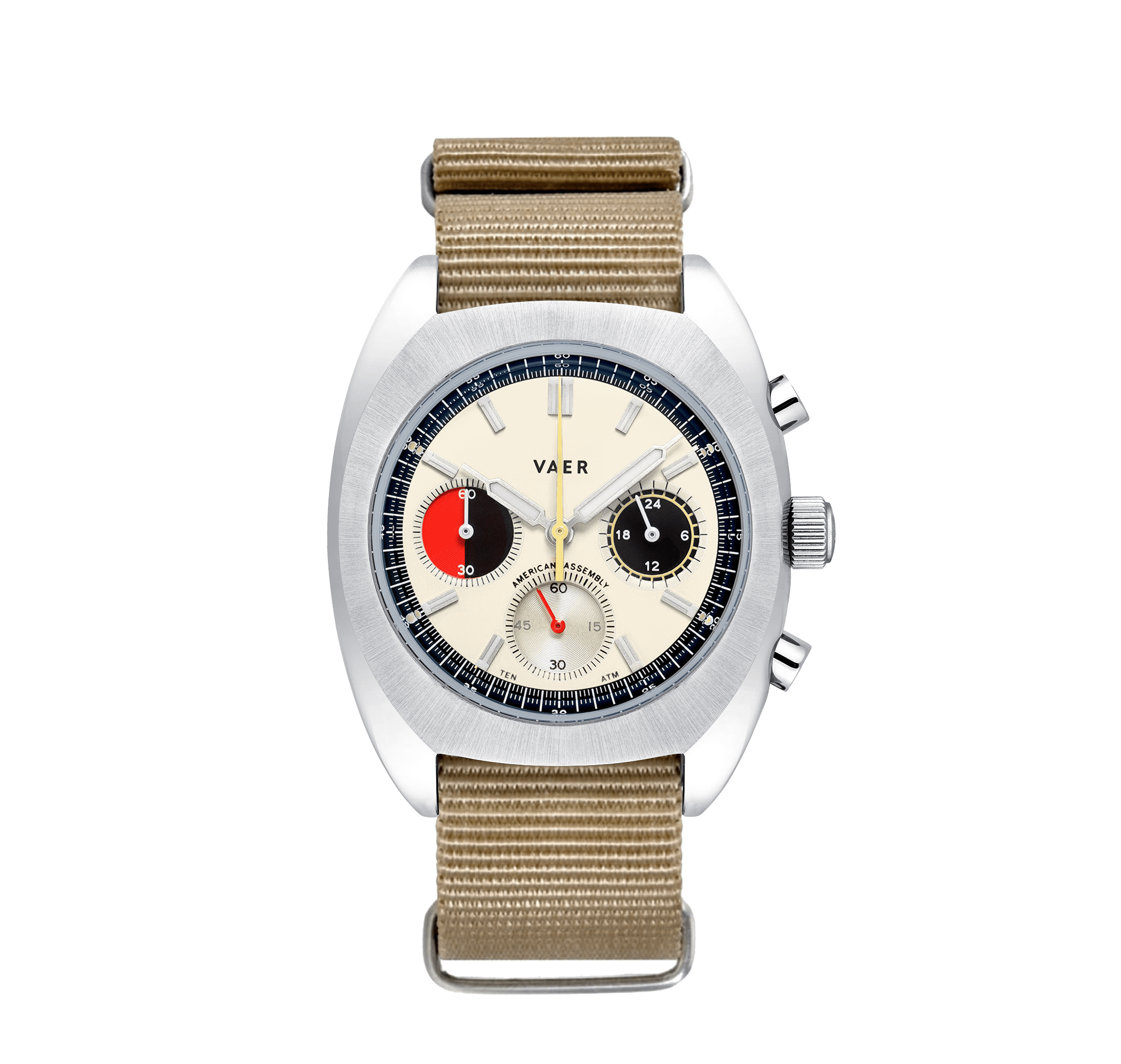 R1 Racing Chronograph Cream - 38mm USA
