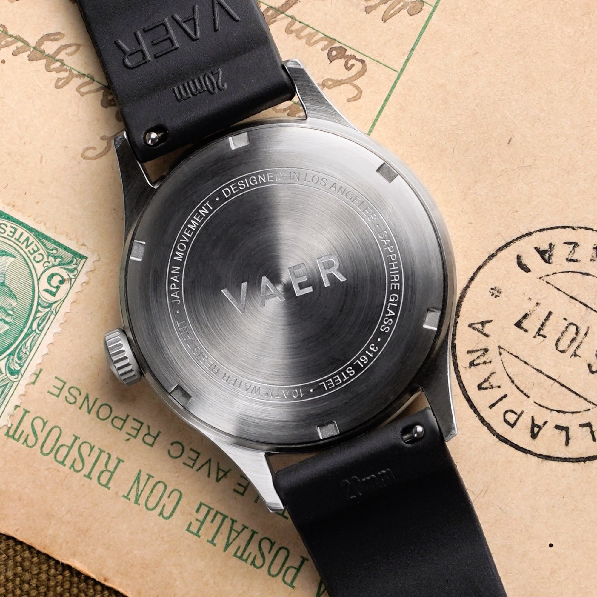 S3 Calendar Field Black - 36mm Quartz