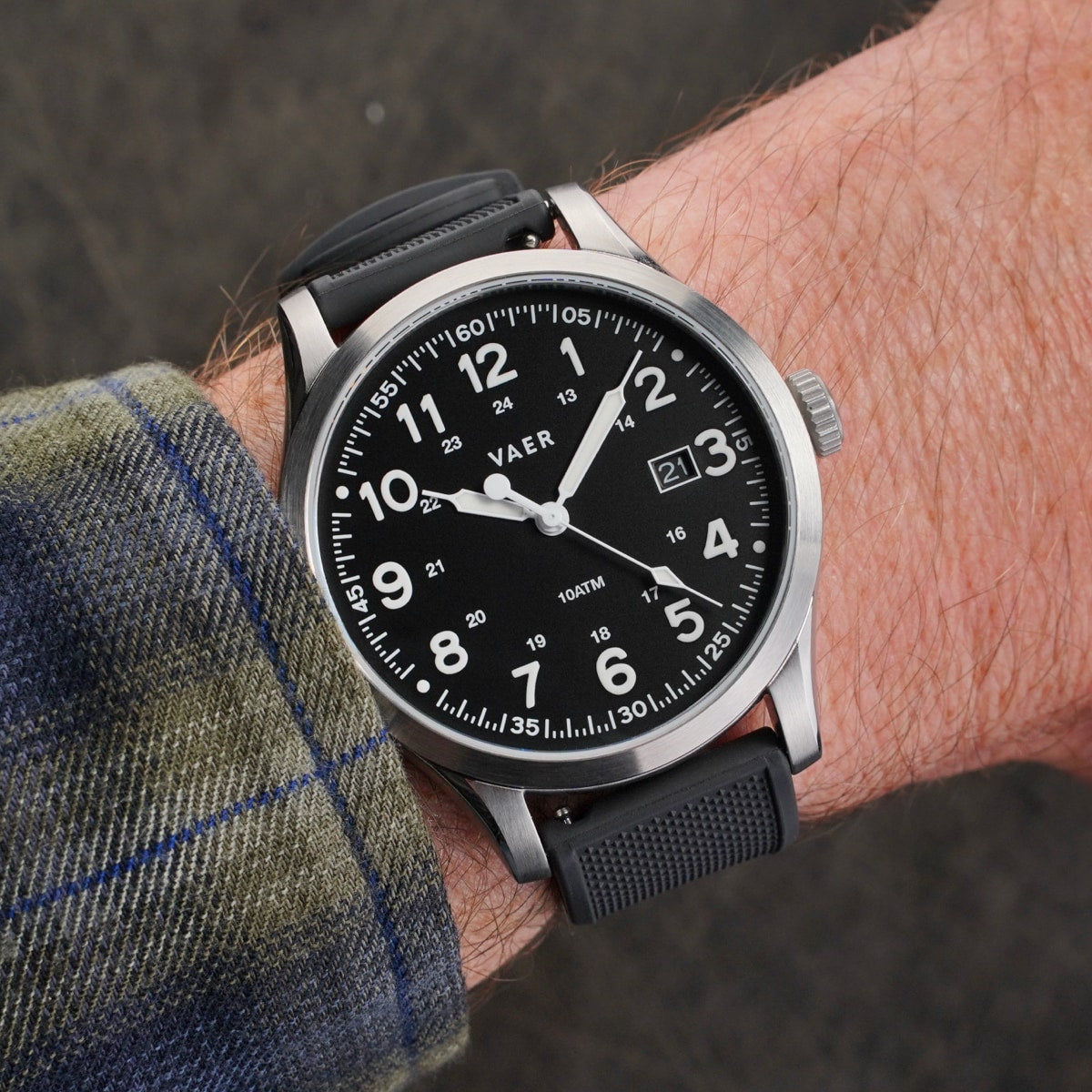 S5 Calendar Field Black - 42mm Quartz