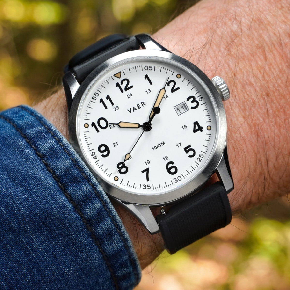 S5 Calendar Field White - 42mm Quartz