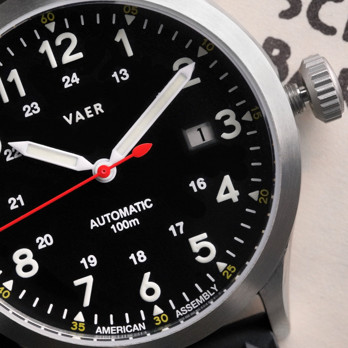 A5 Field Black Auto - 40mm USA